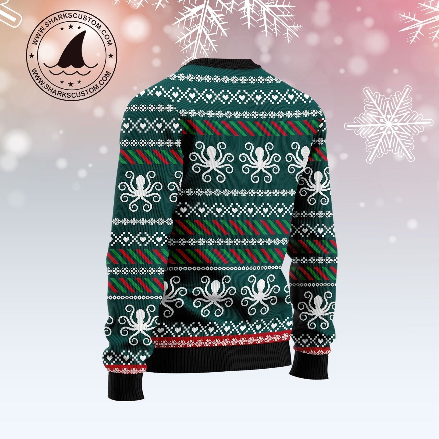 litzzy Merry Octomas TY289 Ugly Christmas Sweater -  Best Gift For Christmas, Noel Malalan - Christmas Signature sweater   
