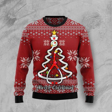 litzzy Nurse HT92406 Ugly Christmas Sweater -  Best Gift For Christmas, Noel Malalan - Christmas Signature sweater   