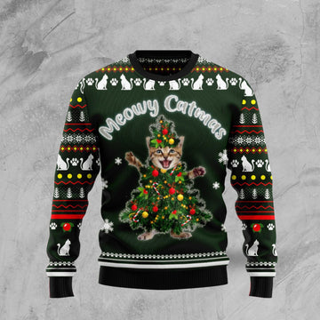 litzzy Meowy Catmas TY299 Ugly Christmas Sweater -  Best Gift For Christmas, Noel Malalan - Christmas Signature sweater   