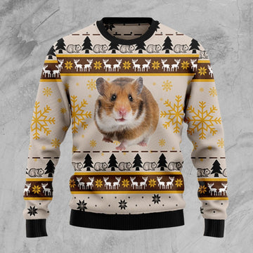 litzzy Hamster Cute D3009 Ugly Christmas Sweater -  Best Gift For Christmas, Noel Malalan - Christmas Signature sweater   