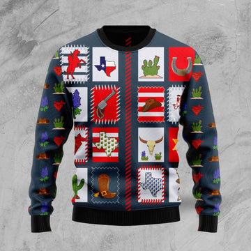 litzzy Texas Awesome TY309 Ugly Christmas Sweater -  Best Gift For Christmas, Noel Malalan - Christmas Signature sweater   