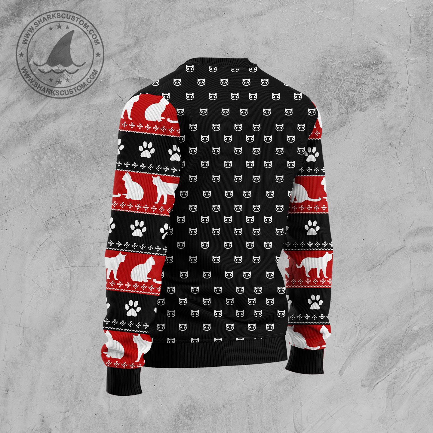 litzzy Time With Cat Christmas T309 Ugly Christmas Sweater -  Best Gift For Christmas, Noel Malalan - Christmas Signature sweater   