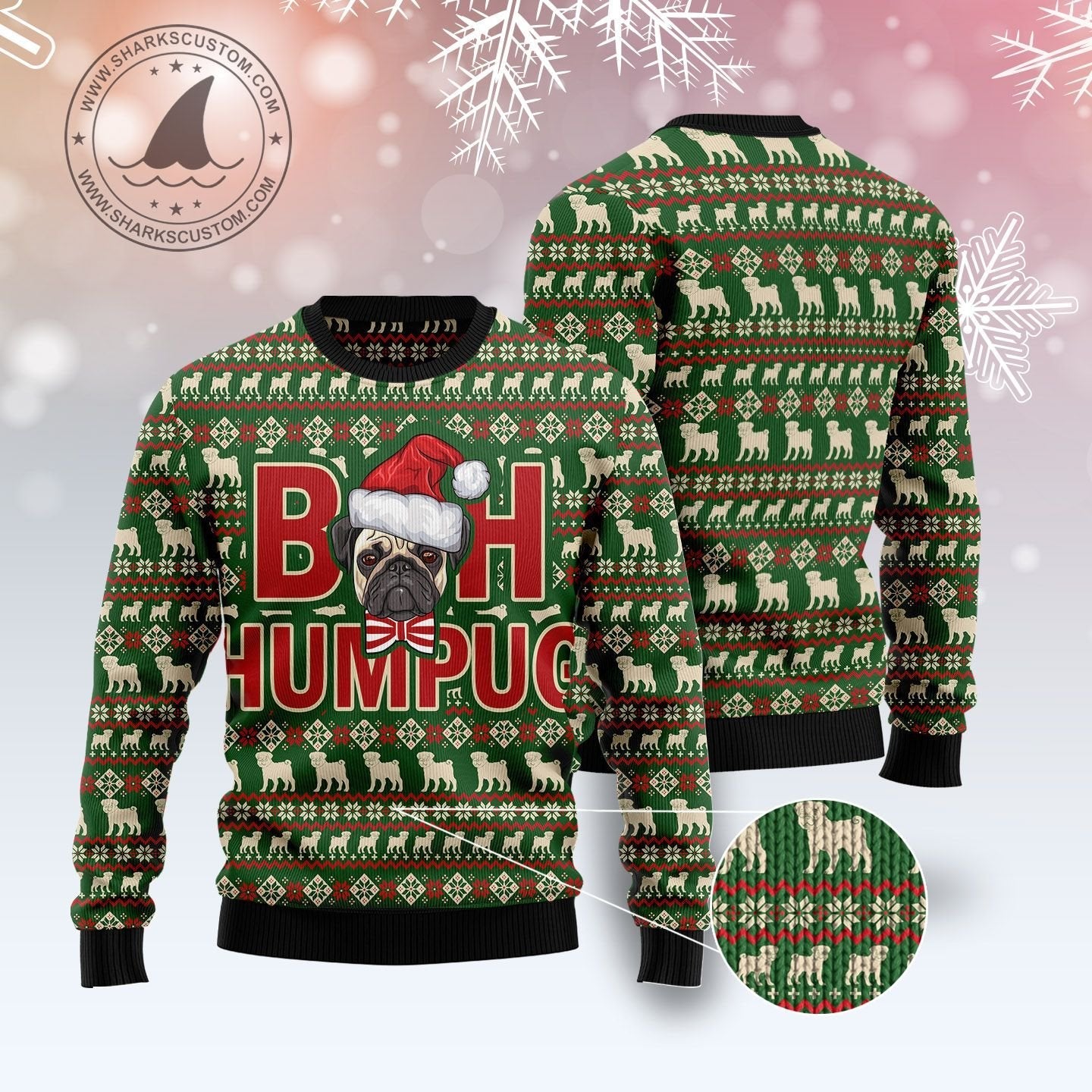litzzy Bah Humpug G5930 Ugly Christmas Sweater -  Best Gift For Christmas, Noel Malalan - Christmas Signature sweater   