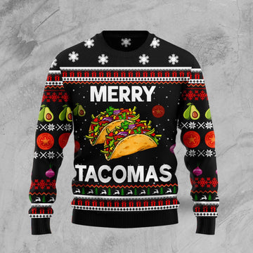 litzzy Merry Tacomas TY309 Ugly Christmas Sweater -  Best Gift For Christmas, Noel Malalan - Christmas Signature sweater   