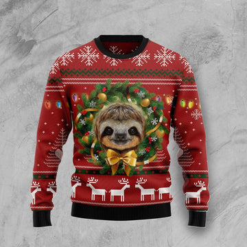 litzzy Merry Slothmas TG5101 Ugly Christmas Sweater -  Best Gift For Christmas, Noel Malalan - Christmas Signature sweater   