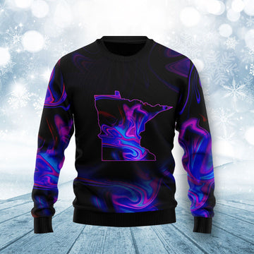 litzzy Amazing Minnesota H100131 Ugly Christmas Sweater -  Best Gift For Christmas, Noel Malalan - Christmas Signature sweater   