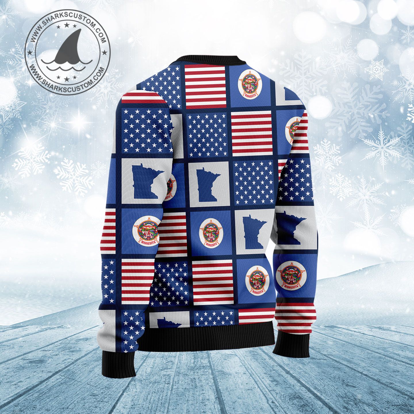 litzzy Amazing Minnesota H100135 Ugly Christmas Sweater -  Best Gift For Christmas, Noel Malalan - Christmas Signature sweater   