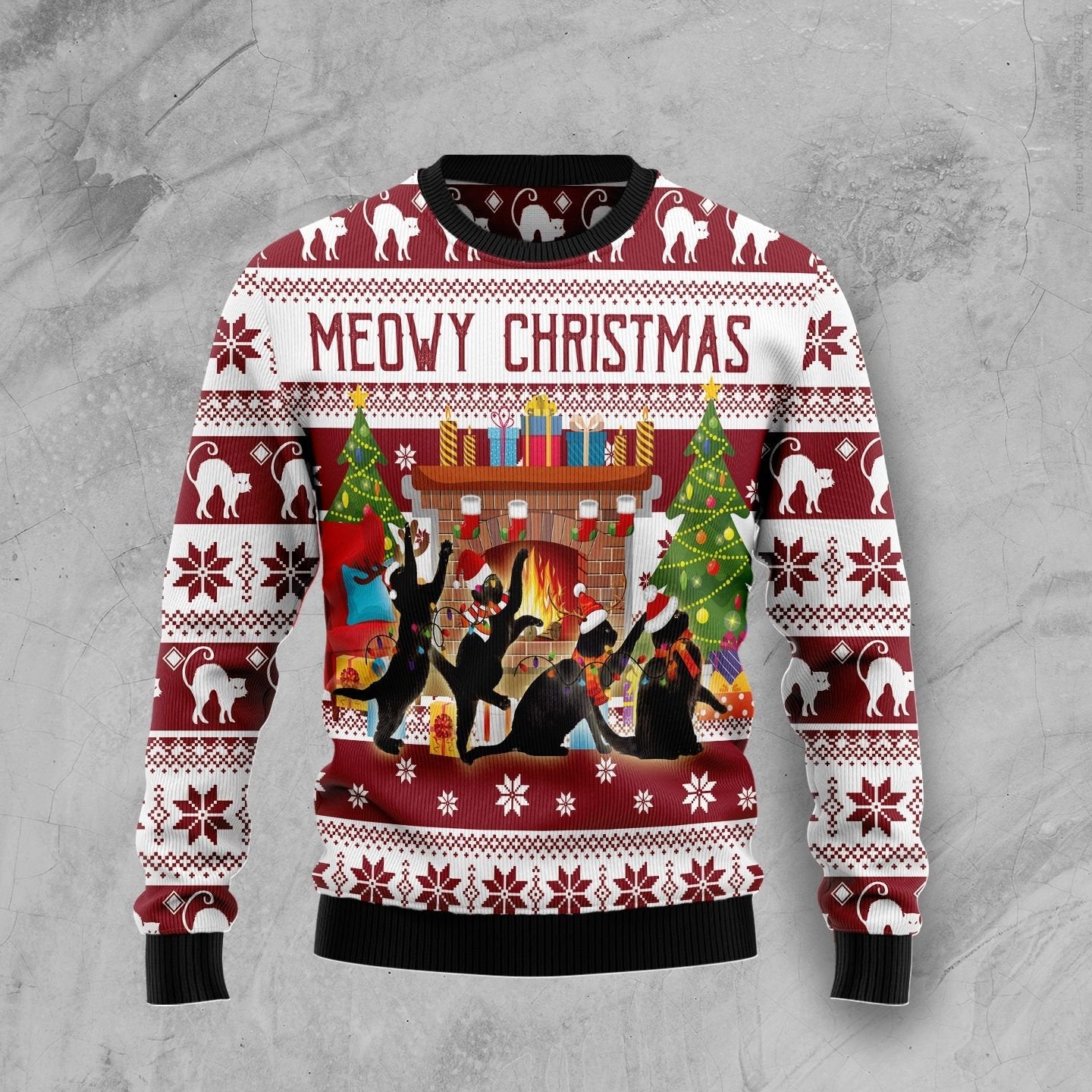 litzzy Black Cat Christmas Dancing TG5102 Ugly Christmas Sweater -  Best Gift For Christmas, Noel Malalan - Christmas Signature sweater   