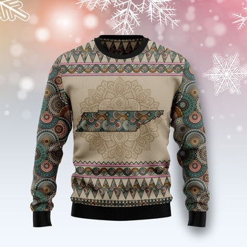 litzzy Tennessee Mandala T210 Ugly Christmas Sweater -  Best Gift For Christmas, Noel Malalan - Christmas Signature sweater   