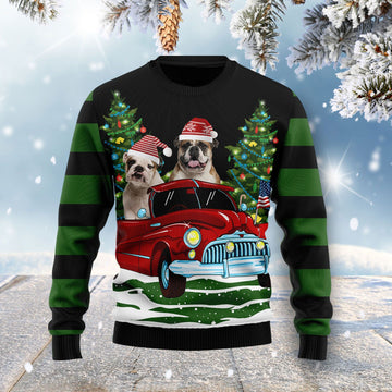 litzzy Merry Christmas Pug HZ100203 Ugly Christmas Sweater -  Best Gift For Christmas, Noel Malalan - Christmas Signature sweater   