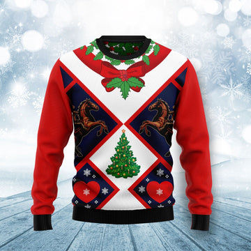 litzzy Cowboy HZ92806 Ugly Christmas Sweater -  Best Gift For Christmas, Noel Malalan - Christmas Signature sweater   