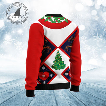 litzzy Cowboy HZ92806 Ugly Christmas Sweater -  Best Gift For Christmas, Noel Malalan - Christmas Signature sweater   