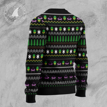 litzzy Alien Merry Christmas Humans TY210 Ugly Christmas Sweater -  Best Gift For Christmas, Noel Malalan - Christmas Signature sweater   