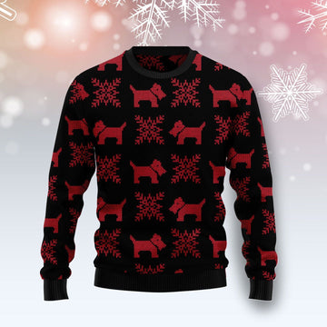 litzzy Scottish Terrier Christmas T510 Ugly Christmas Sweater -  Best Gift For Christmas, Noel Malalan - Christmas Signature sweater   