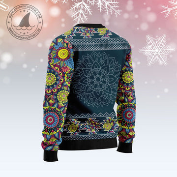 litzzy Texas Blue Mandala T510 Ugly Christmas Sweater -  Best Gift For Christmas, Noel Malalan - Christmas Signature sweater   