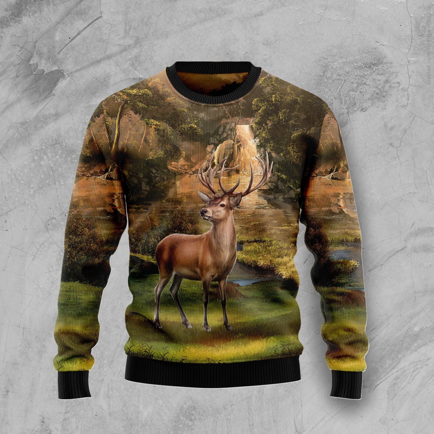 litzzy Lovely Deer G5105 Ugly Christmas Sweater -  Best Gift For Christmas, Noel Malalan - Christmas Signature sweater   