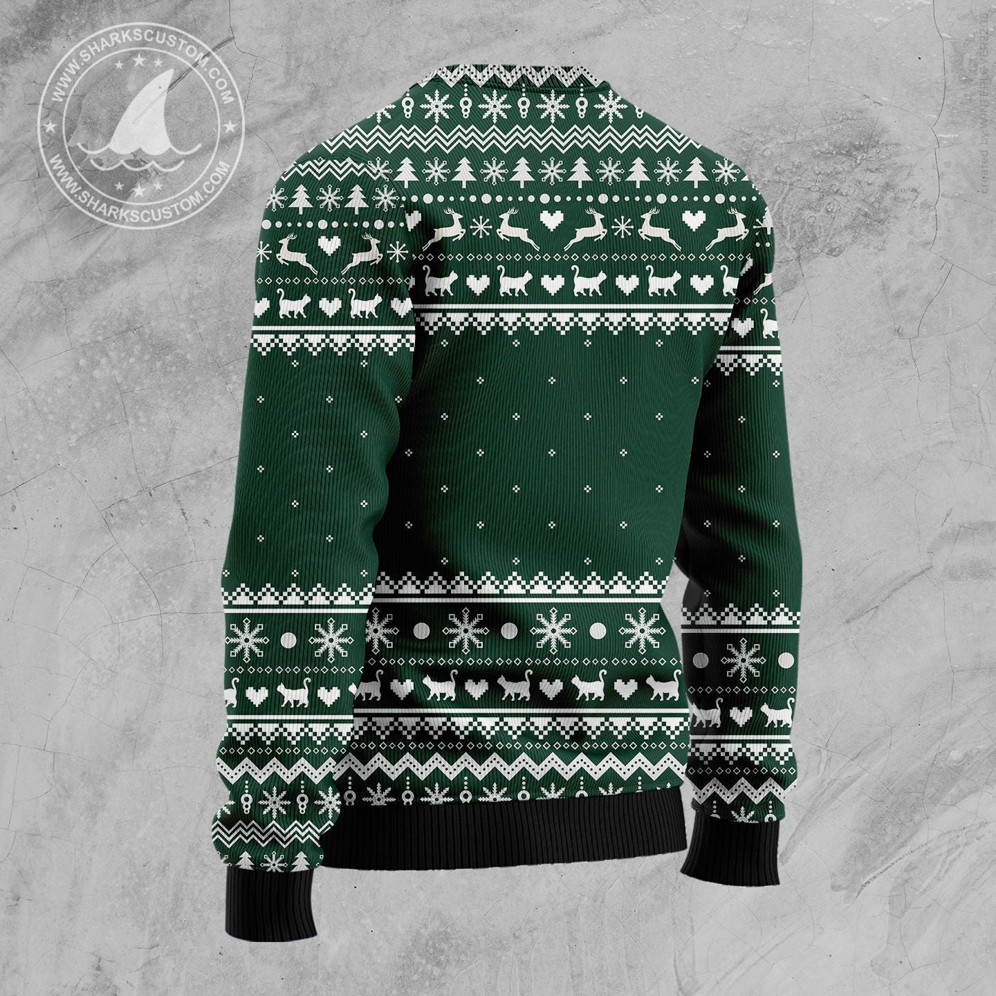 litzzy Cat Santa D0610 Ugly Christmas Sweater -  Best Gift For Christmas, Noel Malalan - Christmas Signature sweater   