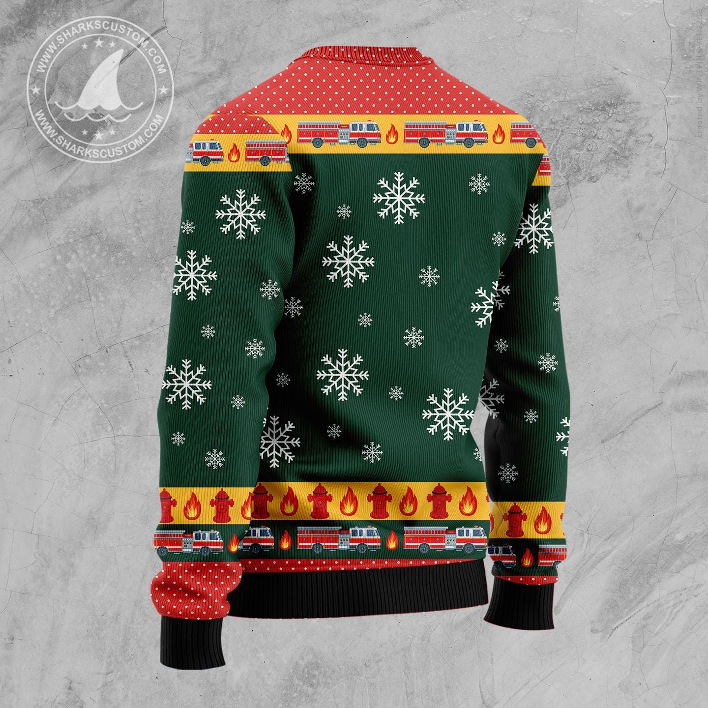 litzzy Firefighter Xmas D0610 Ugly Christmas Sweater -  Best Gift For Christmas, Noel Malalan - Christmas Signature sweater   
