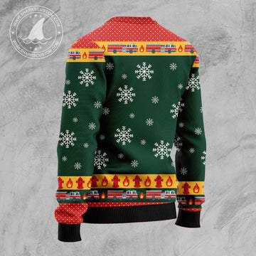 litzzy Firefighter Xmas D0610 Ugly Christmas Sweater -  Best Gift For Christmas, Noel Malalan - Christmas Signature sweater   