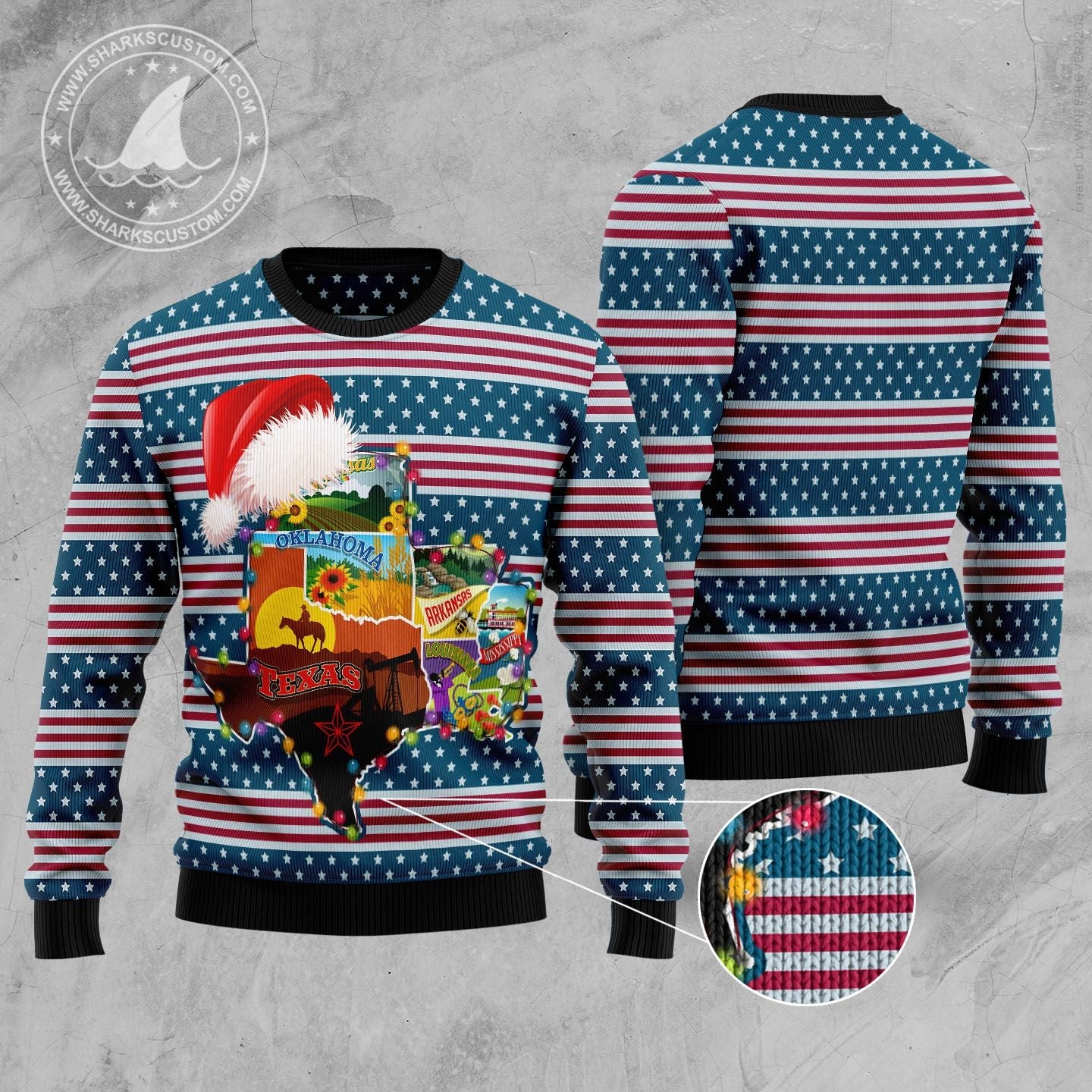 litzzy Texas Xmas D0610 Ugly Christmas Sweater -  Best Gift For Christmas, Noel Malalan - Christmas Signature sweater   