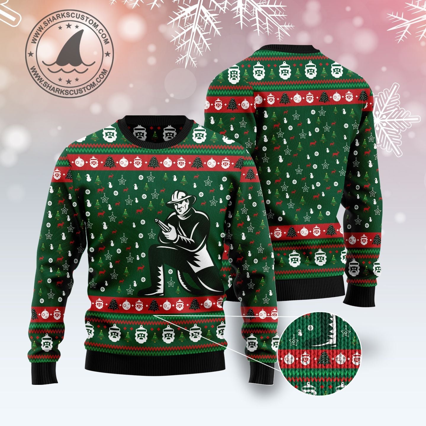 litzzy Awesome Firefighter G5106 Ugly Christmas Sweater -  Best Gift For Christmas, Noel Malalan - Christmas Signature sweater   