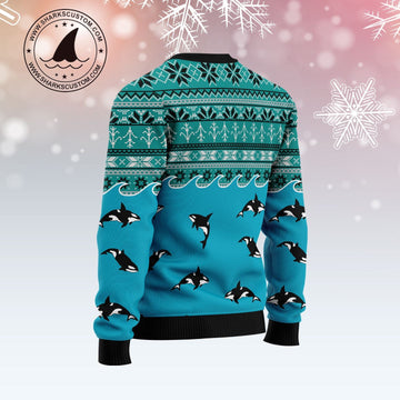 litzzy Whale Santa Claus TG5106 Ugly Christmas Sweater -  Best Gift For Christmas, Noel Malalan - Christmas Signature sweater   