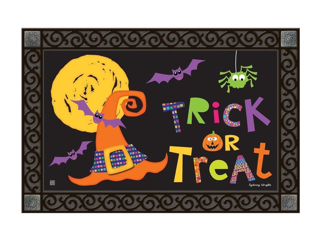 litzzy Witches Halloween GS-CL-KC2507 Doormat Doormat   