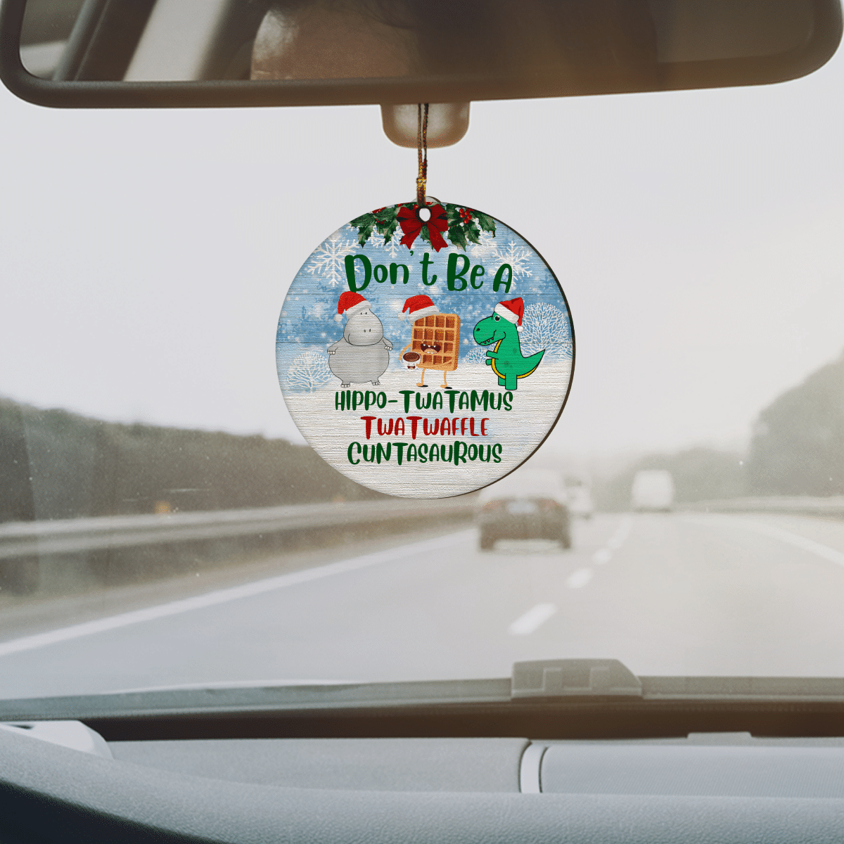 litzzy Don’t Be A Hippo-twatamus Twatwaffle Cuntasaurous Ornament   