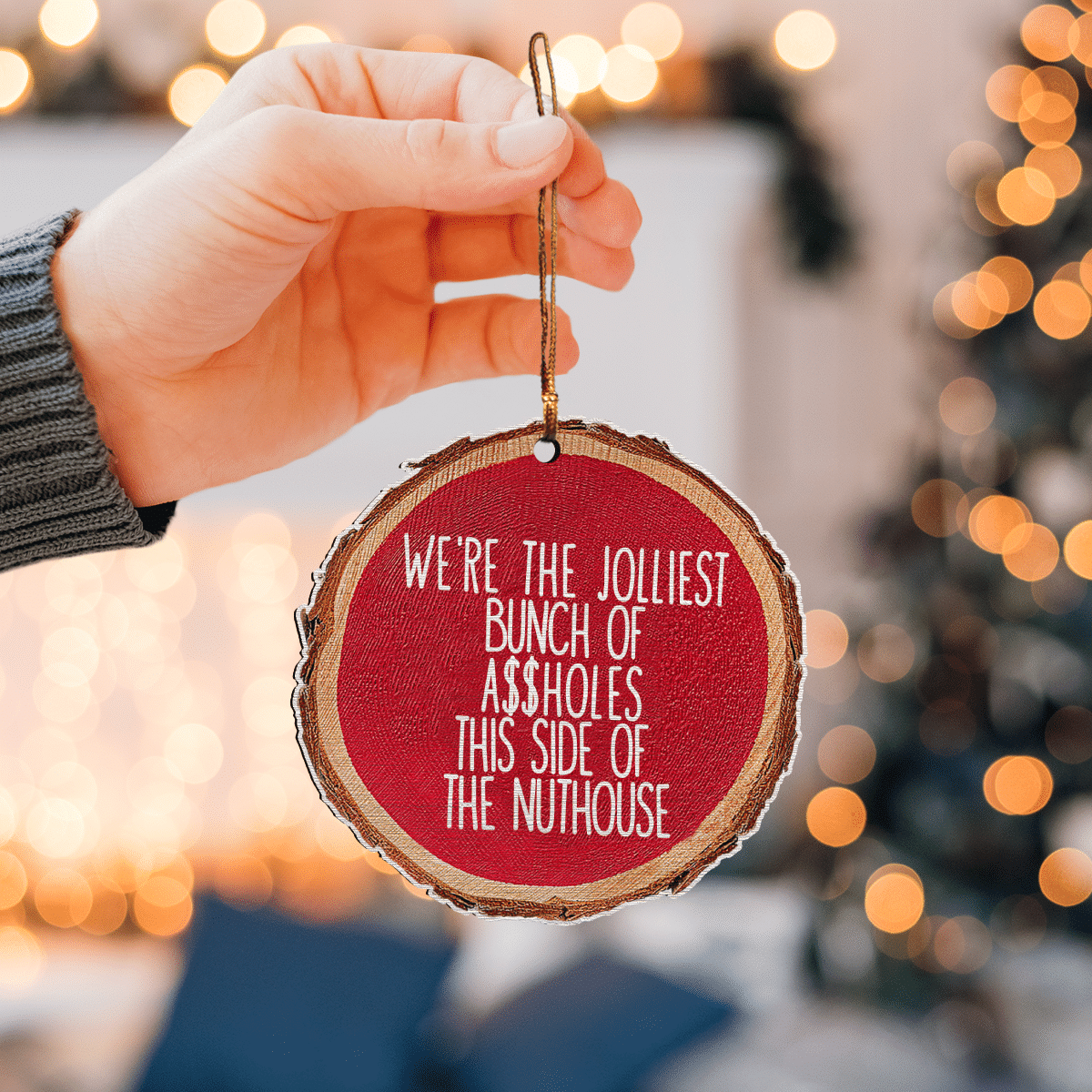 litzzy We're The Jolliest Ornament   