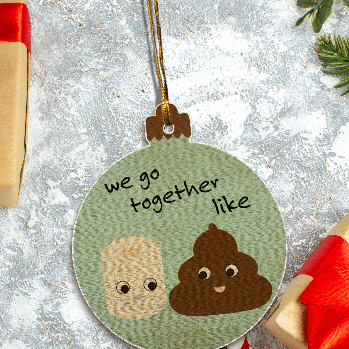 litzzy We Go Together Like Ornament   