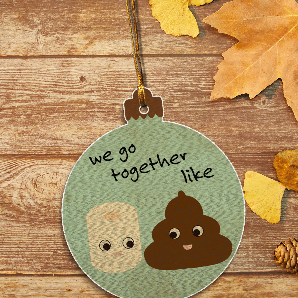 litzzy We Go Together Like Ornament   