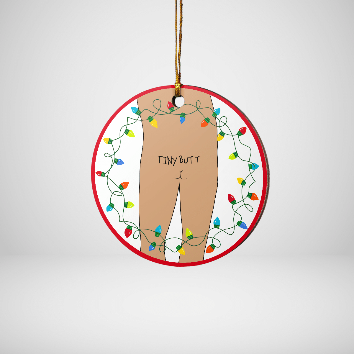 litzzy Tiny Butt Ornament   