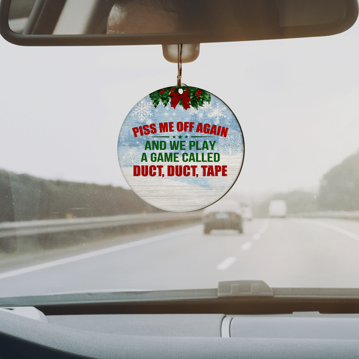 litzzy Piss Me Off Again Ornament   