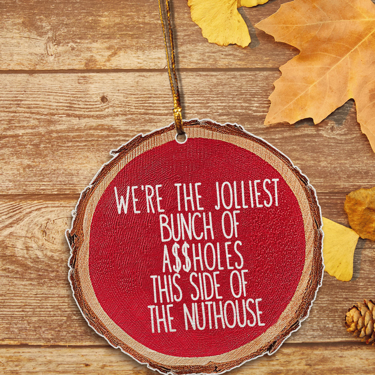 litzzy We're The Jolliest Ornament   