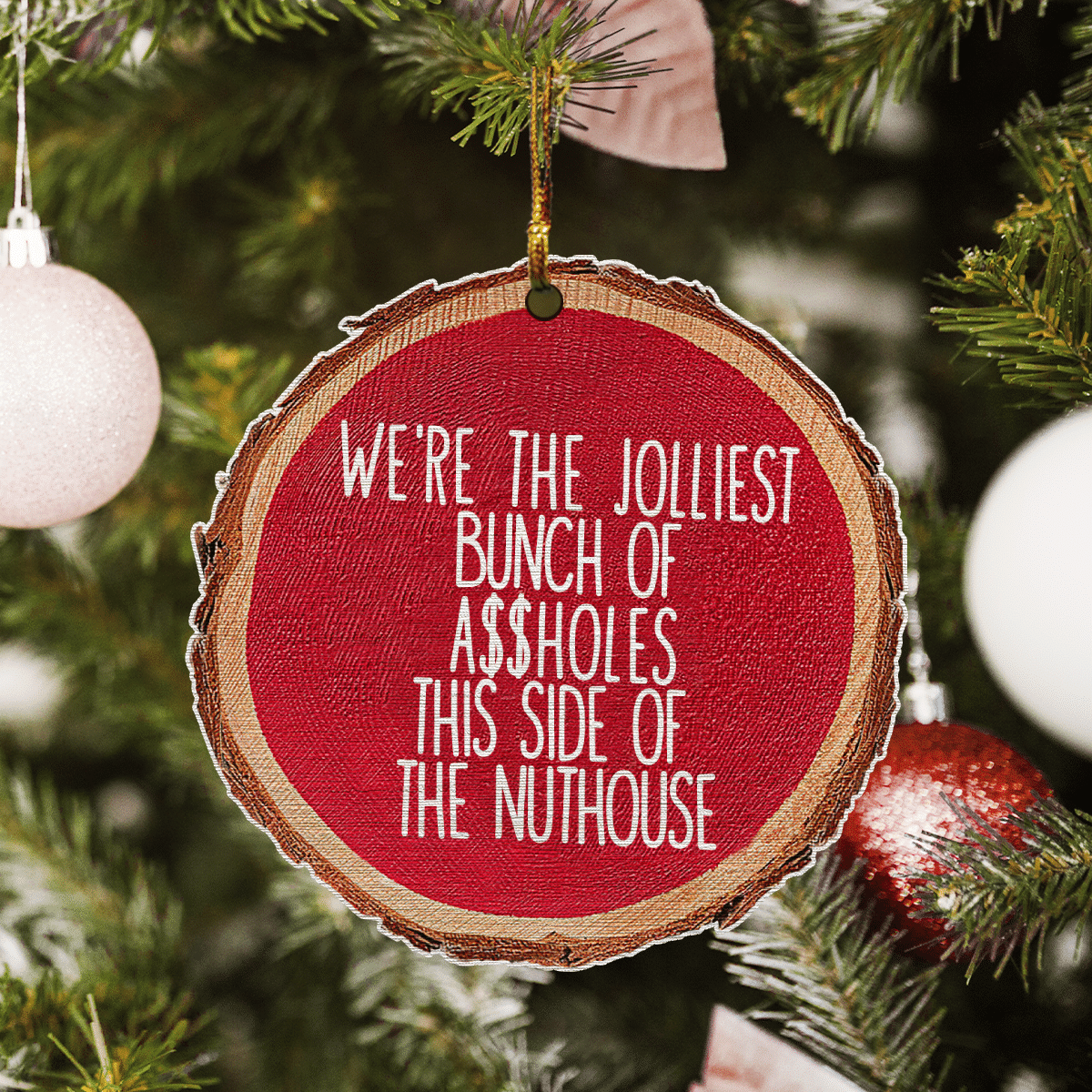 litzzy We're The Jolliest Ornament   