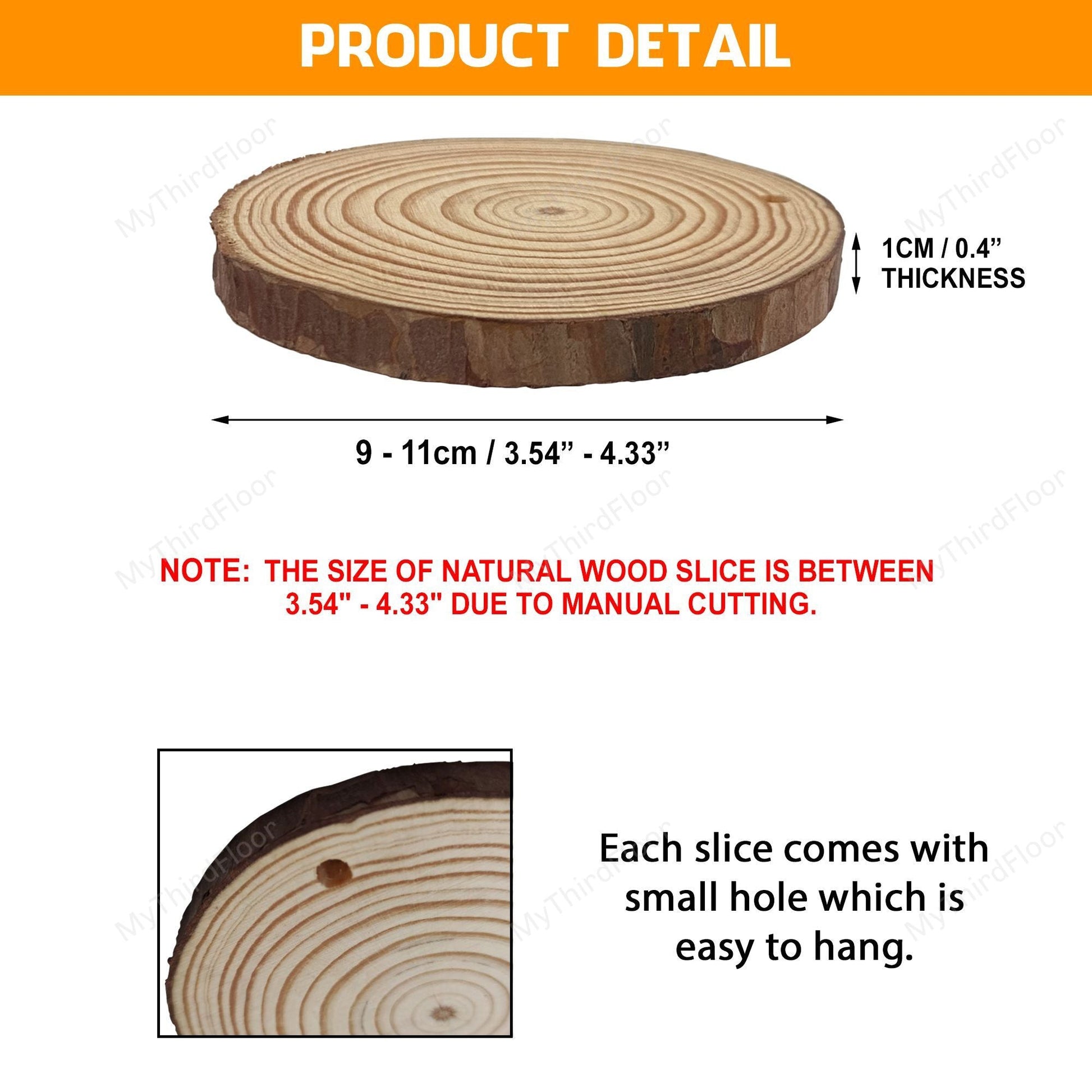 litzzy Baby Let's Go Camping Christmas Gift Pine Wood Slice Ornament Ornament   