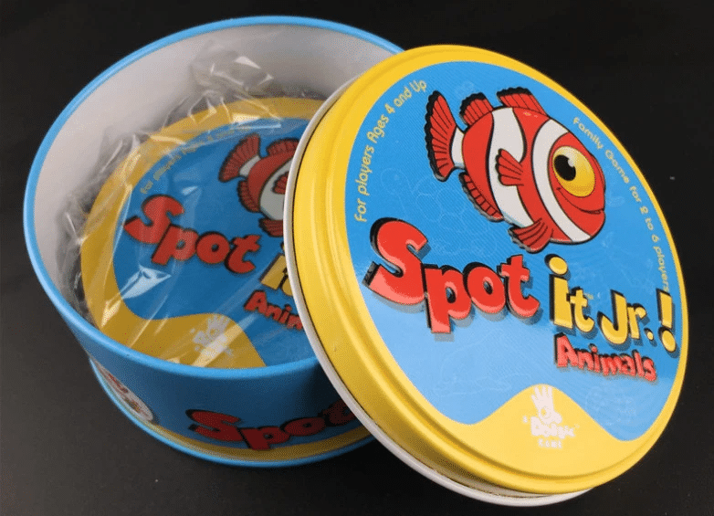 litzzy Spot It! Junior Animals Card Game, Game For Kids Ornament Animals  