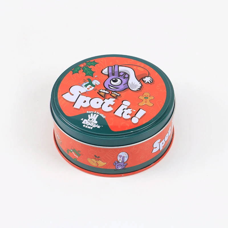 litzzy Spot It! Junior Animals Card Game, Game For Kids Ornament Spot it Christmas  