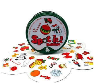 litzzy Spot It! Junior Animals Card Game, Game For Kids Ornament Holidays  