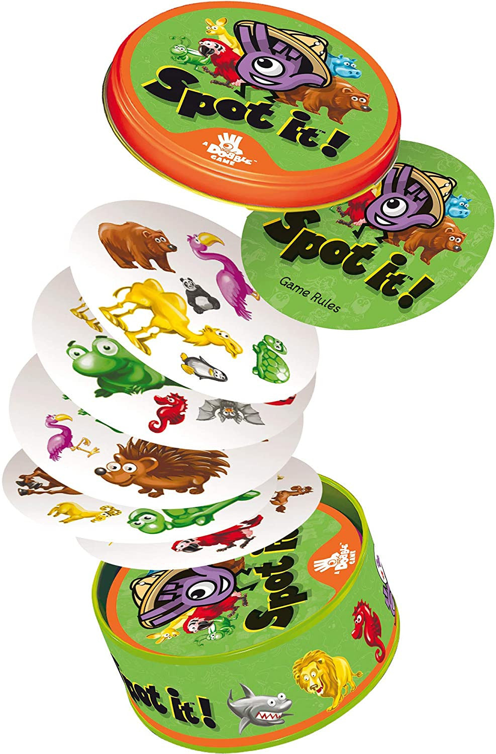 litzzy Spot It! Junior Animals Card Game, Game For Kids Ornament   