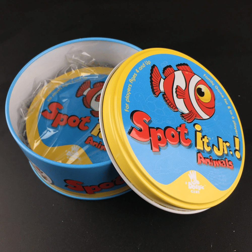 litzzy Spot It! Junior Animals Card Game, Game For Kids Ornament   