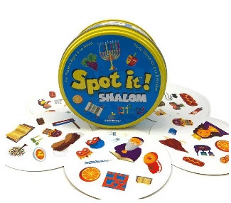 litzzy Spot It! Junior Animals Card Game, Game For Kids Ornament SHALOM  