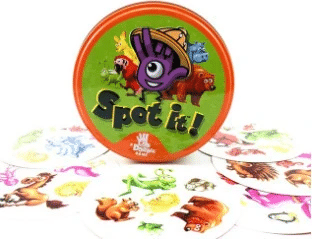 litzzy Spot It! Junior Animals Card Game, Game For Kids Ornament Spot it Hat  