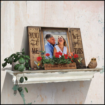 litzzy Personalized Husband And Wife Photo Canvas - You And Me We Got This Wall Art - Litzzy Wall Art Canvas Canvas Wall Art   