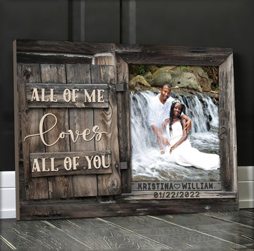 litzzy To my Wife Wall Art Canvas - Wedding Anniversary Gift For Couple From Husband - Litzzy Wall Art Canvas Canvas Wall Art   