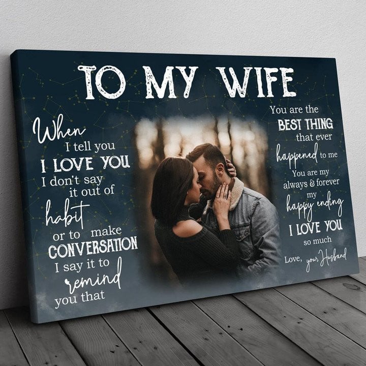 litzzy Custom Picture We're A Team Funny Couple Wall Art, Husband and Wife Wedding Anniversary Wall Art Canvas for Bed Room Decor Canvas Wall Art   