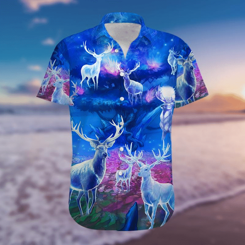 litzzy Litzzy Hawaiian Shirts - Amazing Magic Blue Light Hawaiian Shirt Aloha Hawaii Shirt Aloha Shirt For Summer - Aloha Custom Hawaii Shirts For Beach Summer Hawaii Shirt Hawaiian Shirt S Red