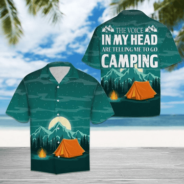 litzzy Litzzy Hawaiian Shirts - Amazing Camping Hawaiian Shirt Aloha Hawaii Shirt Aloha Shirt For Summer - Aloha Custom Hawaii Shirts For Beach Summer Hawaii Shirt Hawaiian Shirt S Red