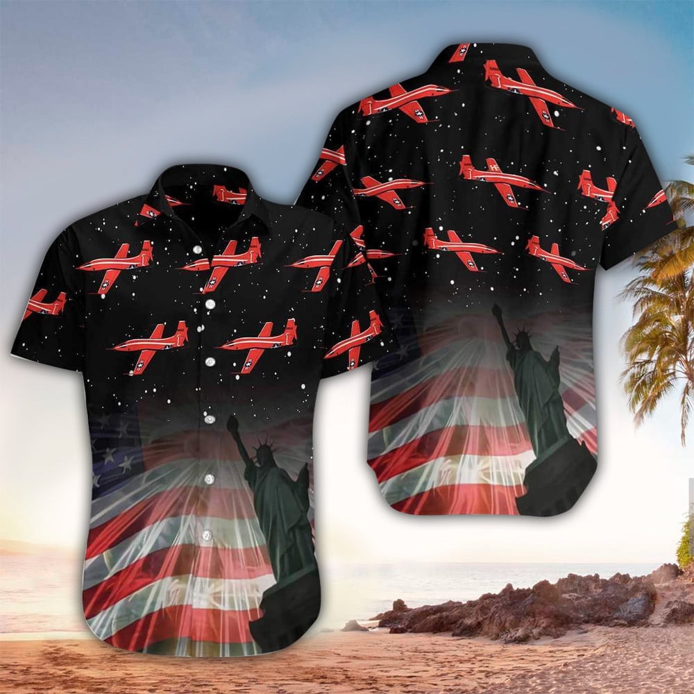litzzy 4th Of July Apparel, 4th Of July Button Up Shirt Hawaiian shirt for men, women Hawaii Shirt   
