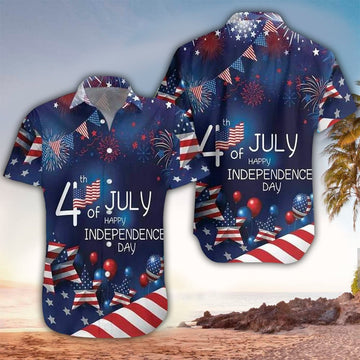 litzzy 4th Of July Aloha Shirt, Hawaiian Shirt For 4th Of July Lovers Hawaiian shirt for men, women Hawaii Shirt   